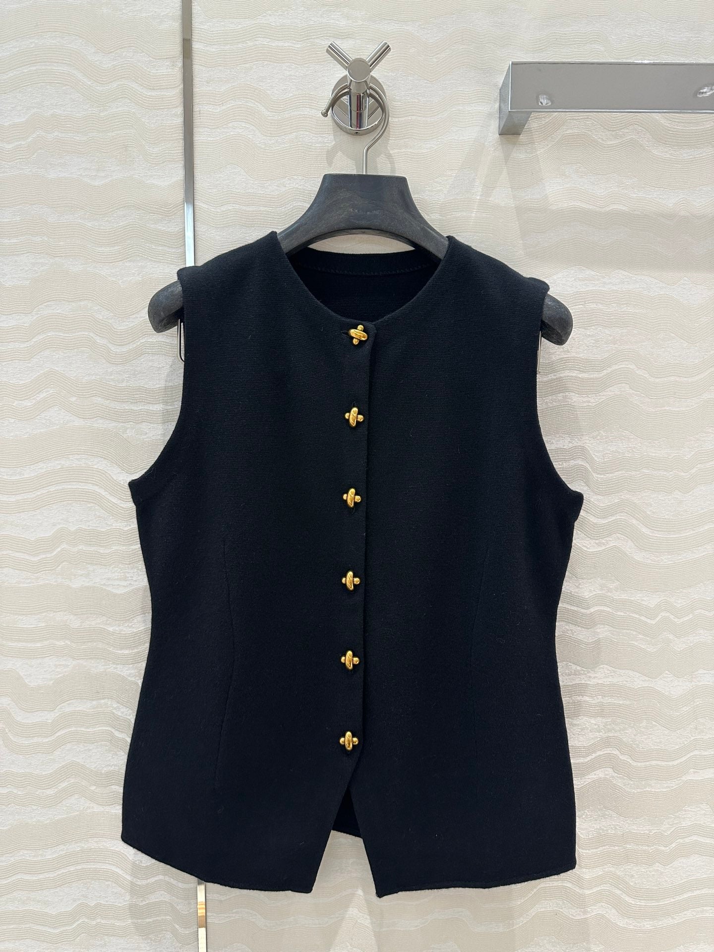 wool knitted vest
