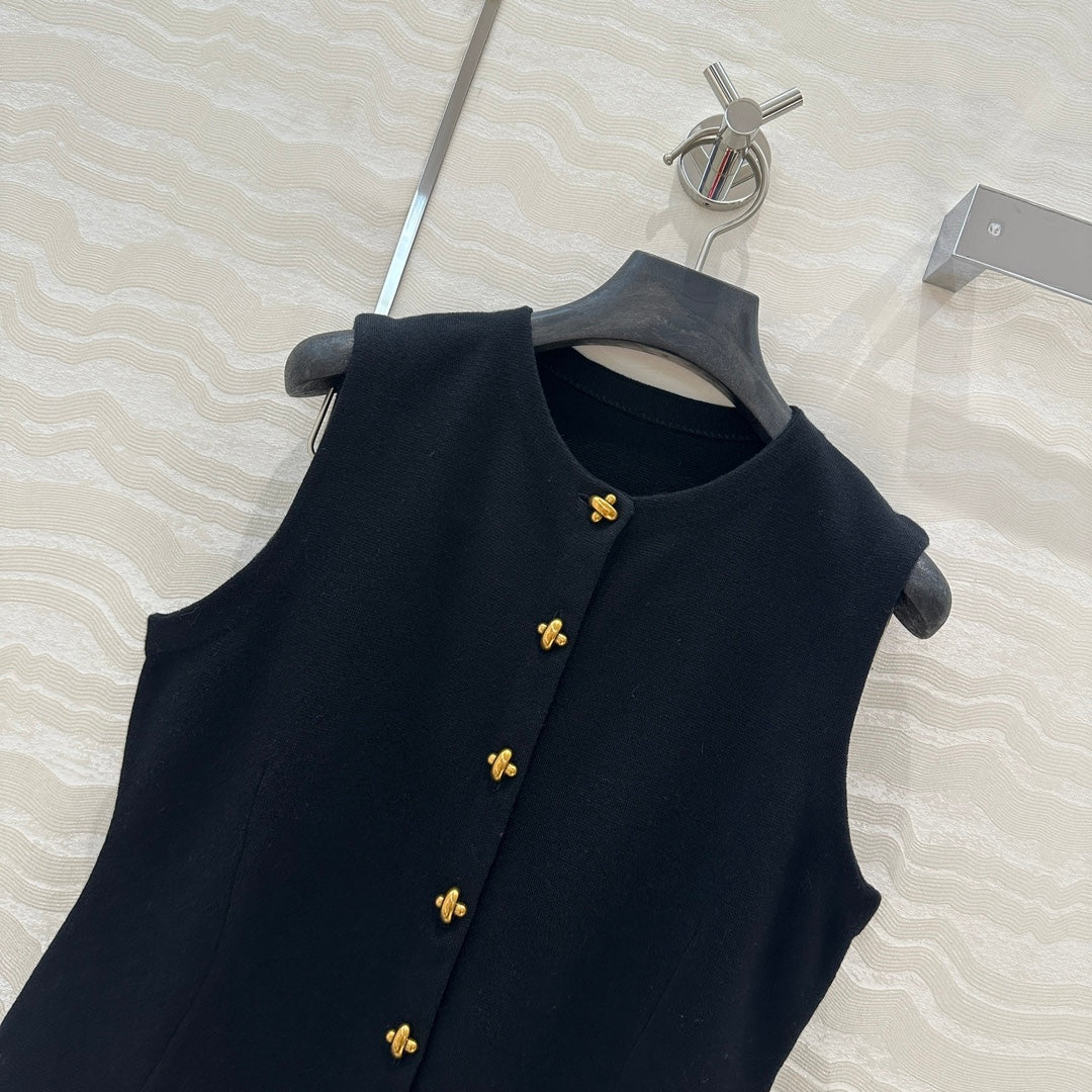 wool knitted vest