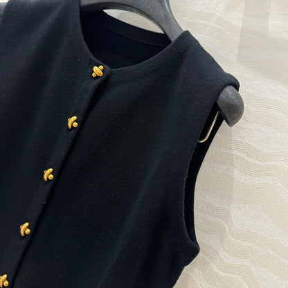 wool knitted vest