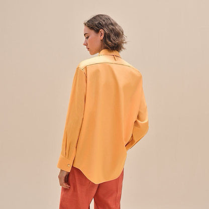 h 25ss jacquard buttons shirt