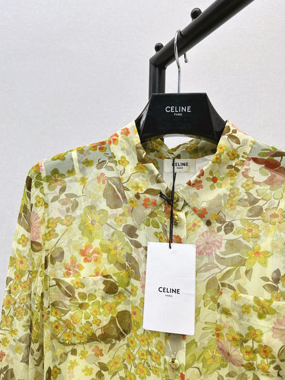 25ss silk shirt dress
