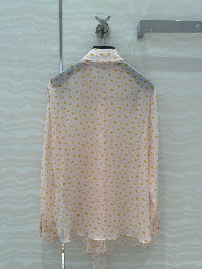 g 25ss silk buttons shirt