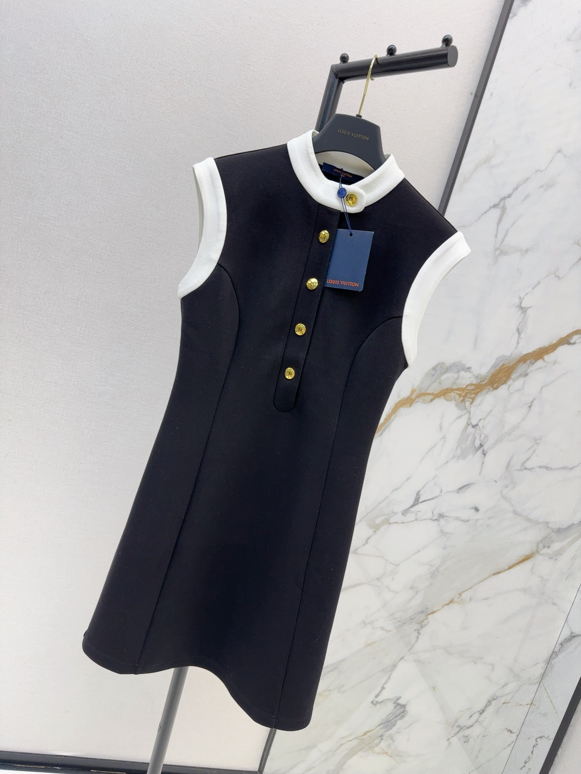 L 25ss sleeveless shirt dress