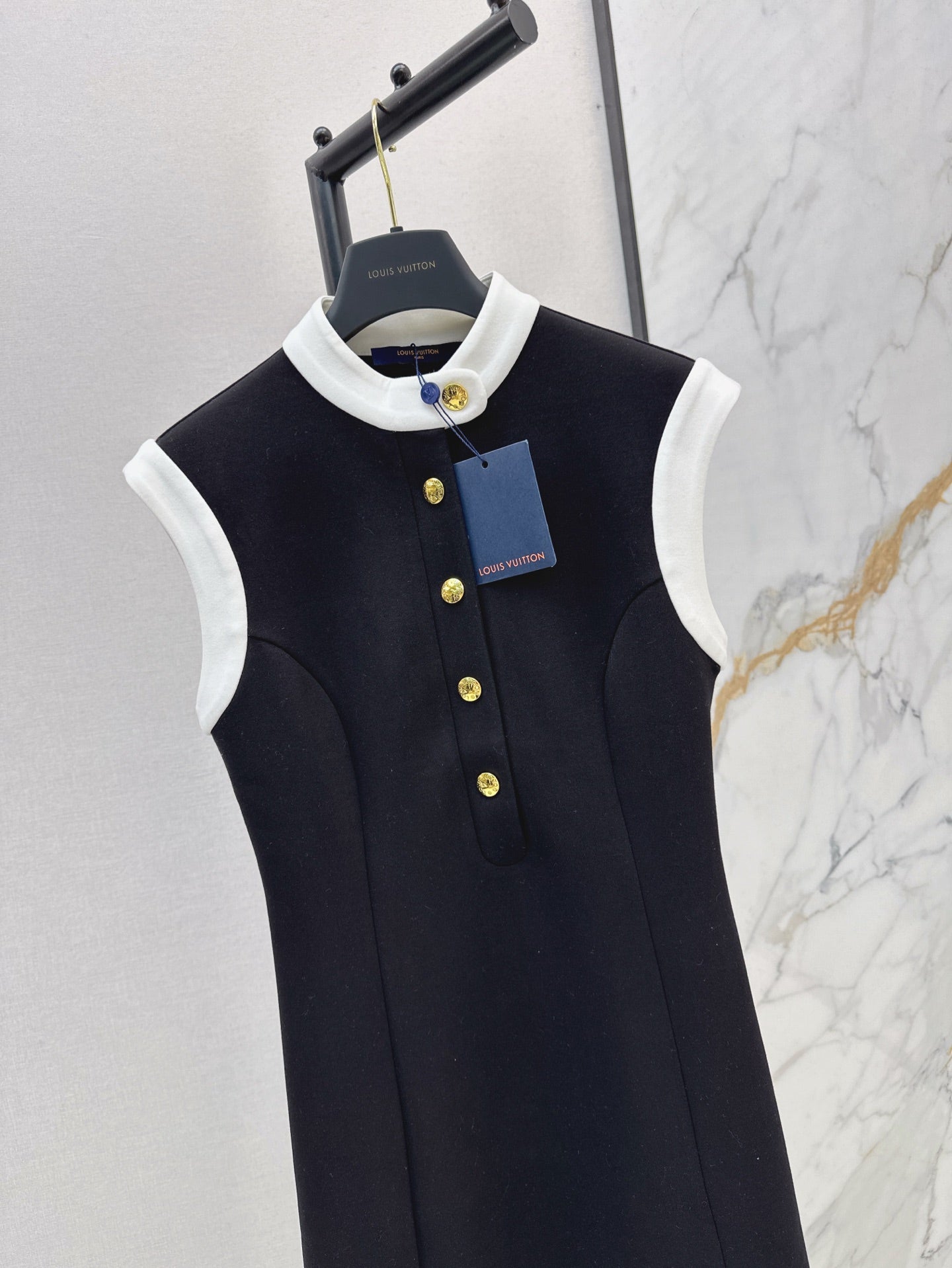 L 25ss sleeveless shirt dress