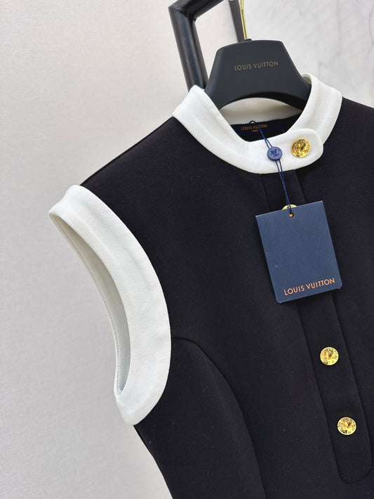 L 25ss sleeveless shirt dress