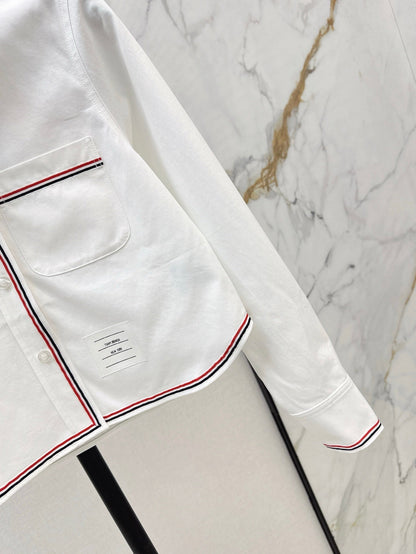 25ss webbing buttons shirt
