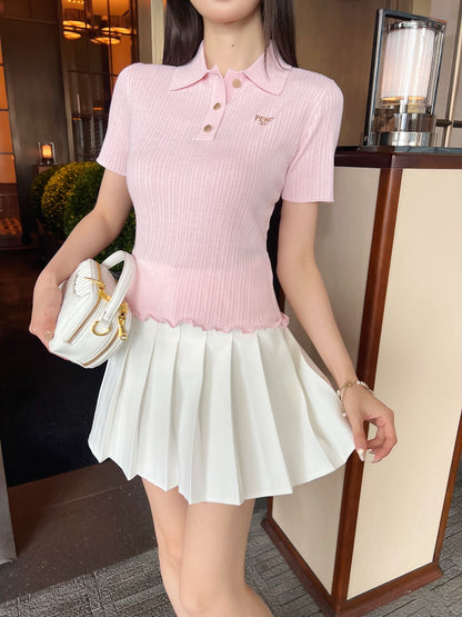 25ss knitted polo shirt
