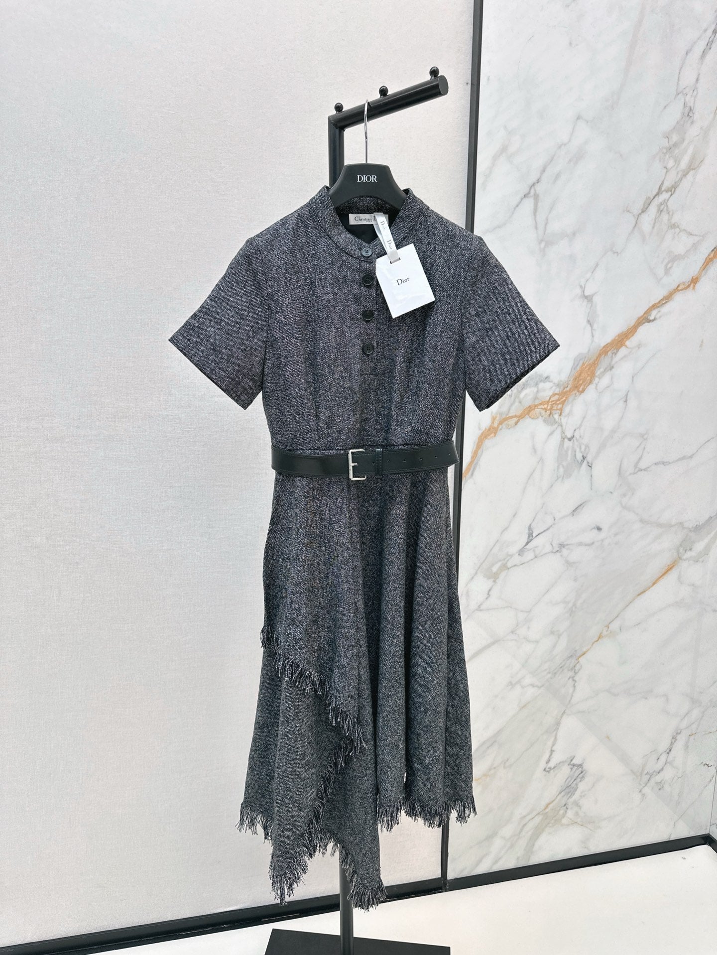 D 25ss tassel shirt dress