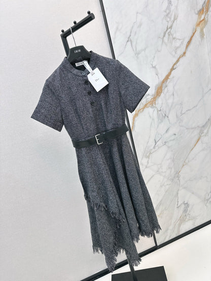 D 25ss tassel shirt dress