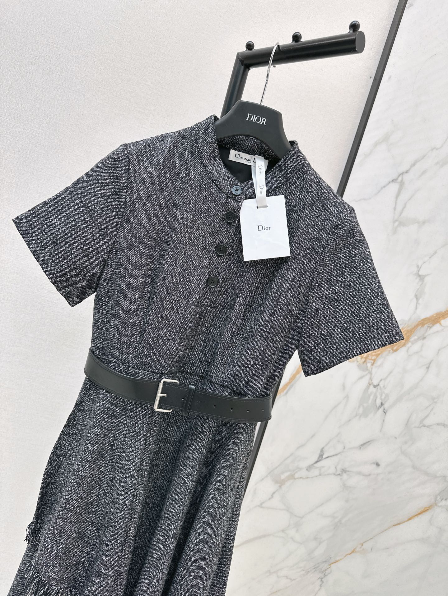 D 25ss tassel shirt dress