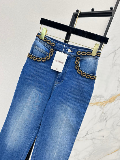 Val 25ss beaded jeans