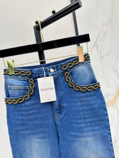 Val 25ss beaded jeans
