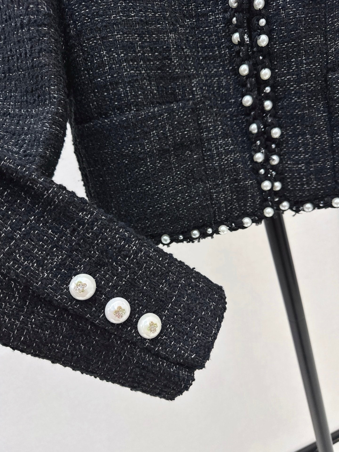 ch 25ss beaded jacket