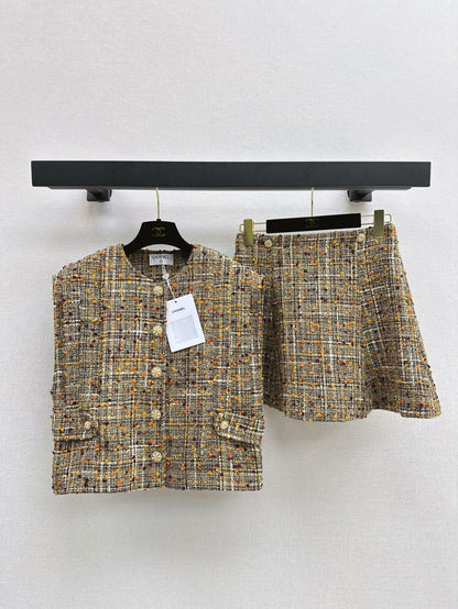 Ch 25ss vest skirt set