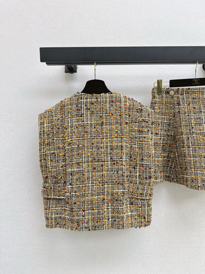Ch 25ss vest skirt set