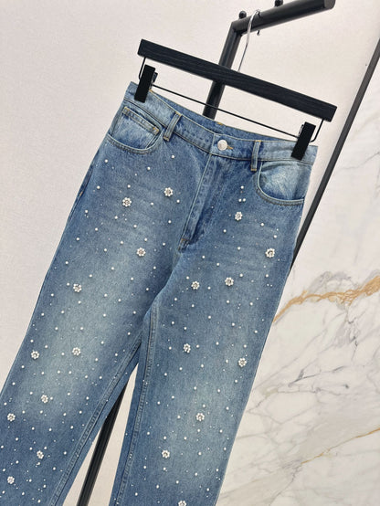 MA 25ss beaded jeans