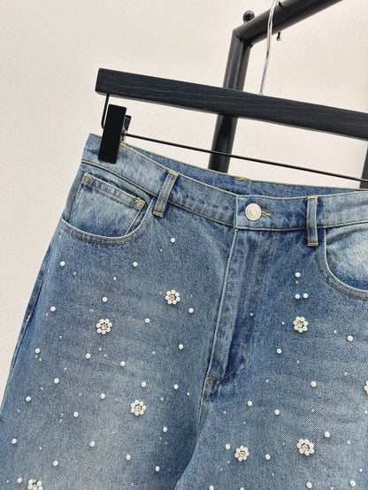 MA 25ss beaded jeans