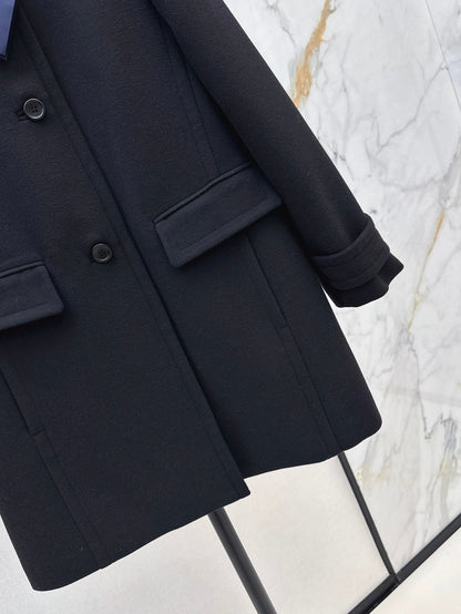 P 25ss woolen peacoat