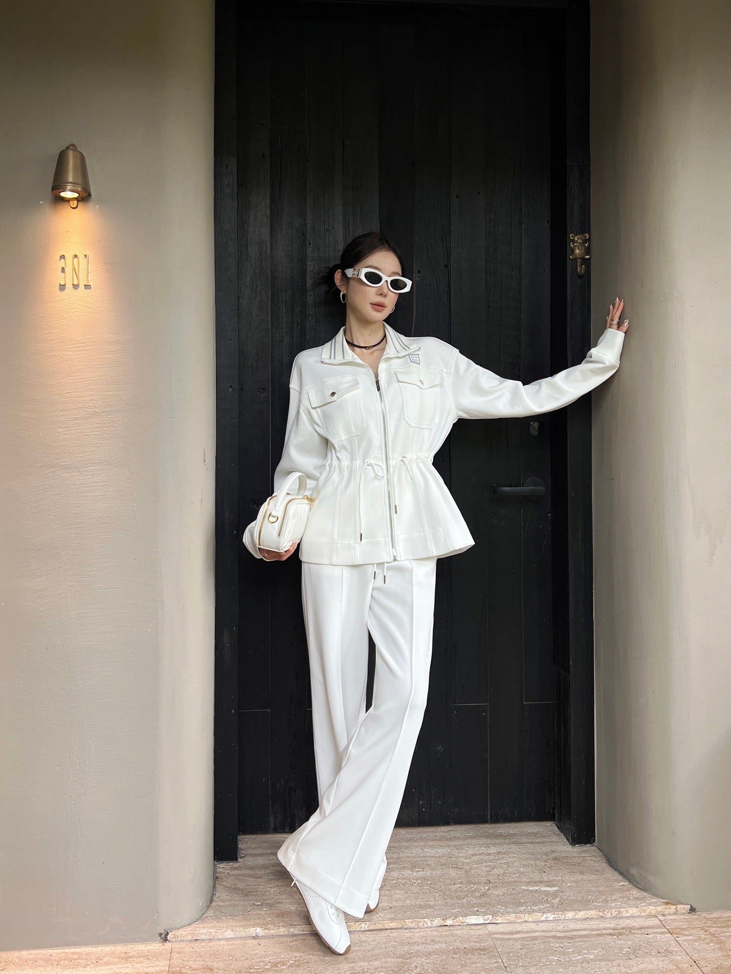 Mi 25ss drawstring tracksuit