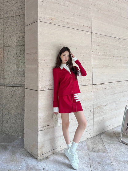 Th 25ss skirt suit