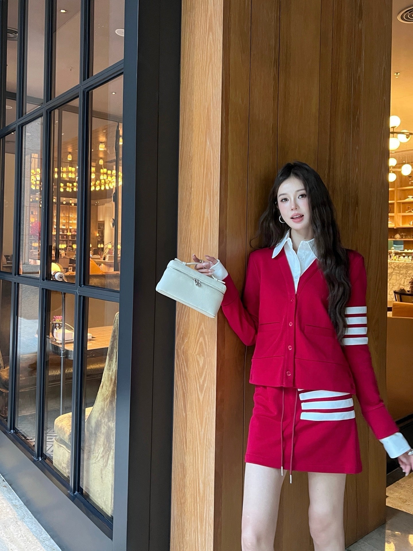 Th 25ss skirt suit