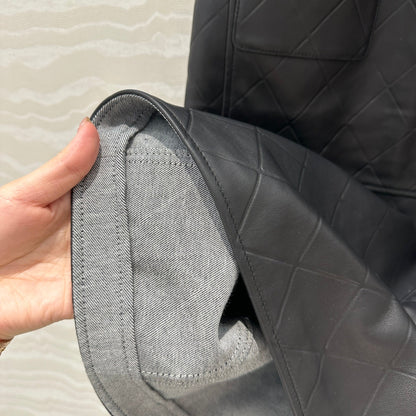 Ch 25ss leather A line dress
