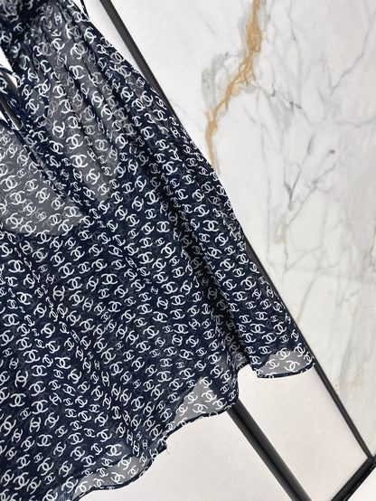 25ss satin printed camisole