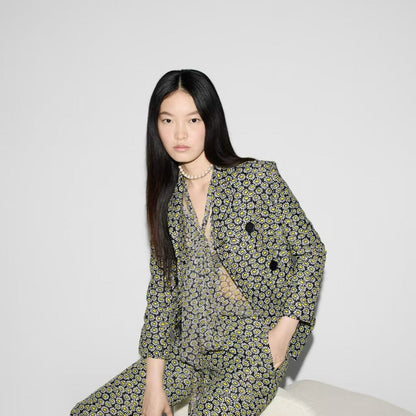 25ss Silk printed shirt