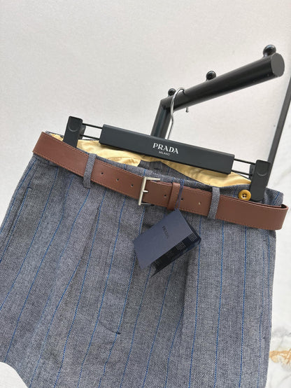 P 25ss belt skirt
