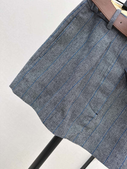 P 25ss belt skirt