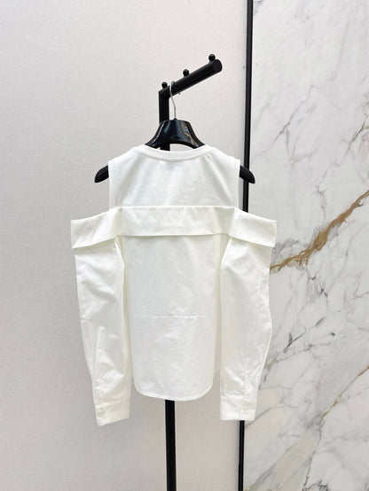 Fe 25ss paneled sleeve shirt