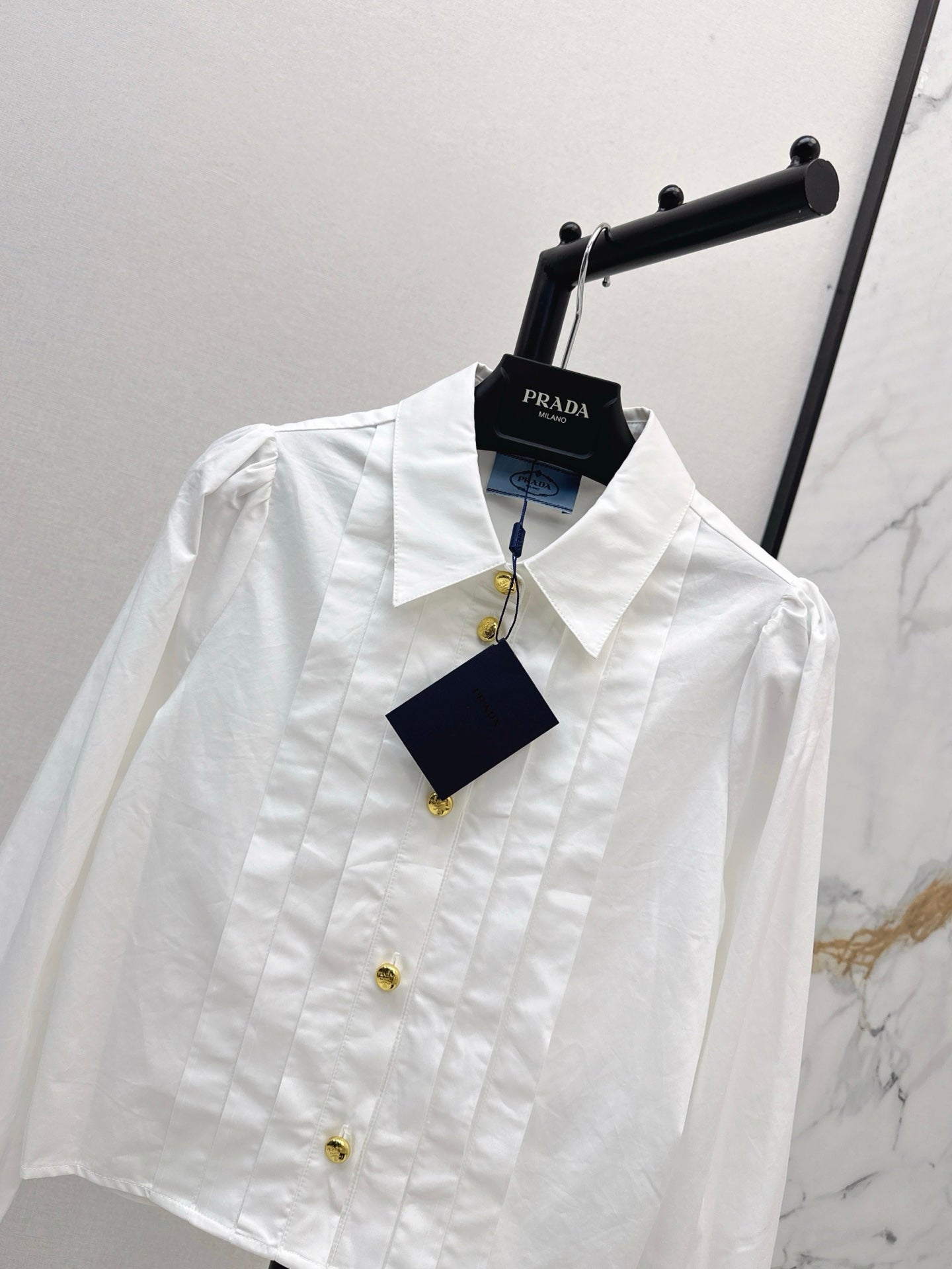 P 25SS Pleated shirt