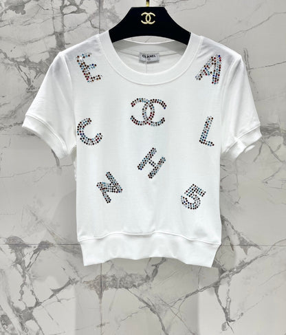 ch 25ss rhinestone t-shirt