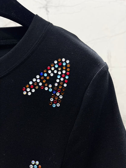 ch 25ss rhinestone t-shirt