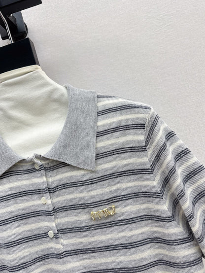 25SS KNITTED WOOL POLO