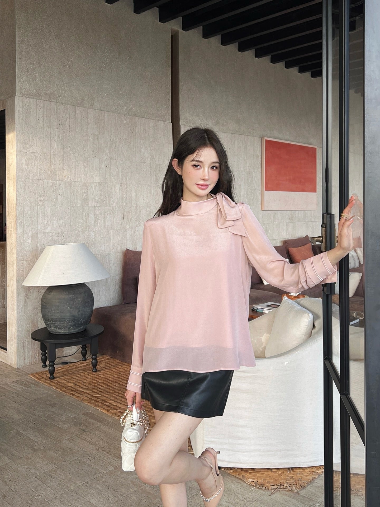 25ss silk shirt