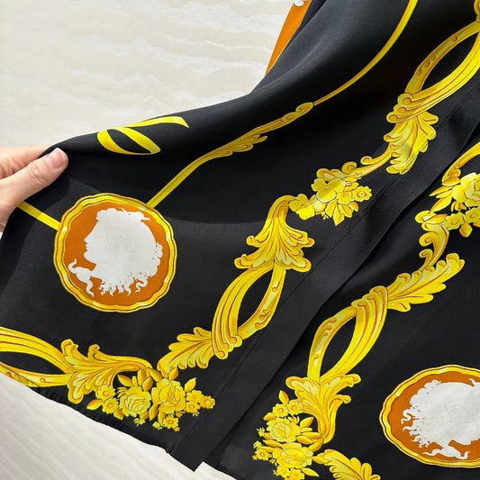 25ss printed silk shirt