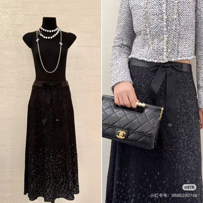 25ss beaded skirt