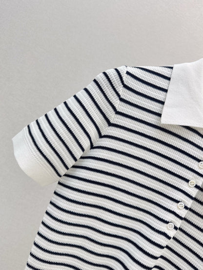 TH  25ss knitted polo shirt