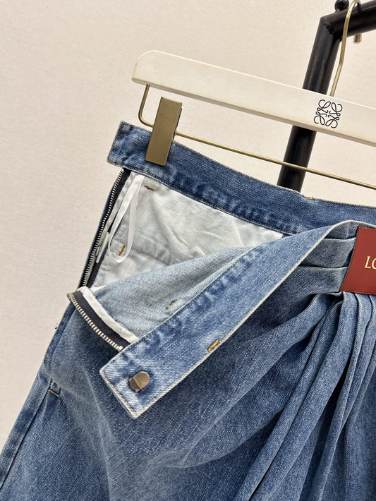 Lo 25ss pleated jeans