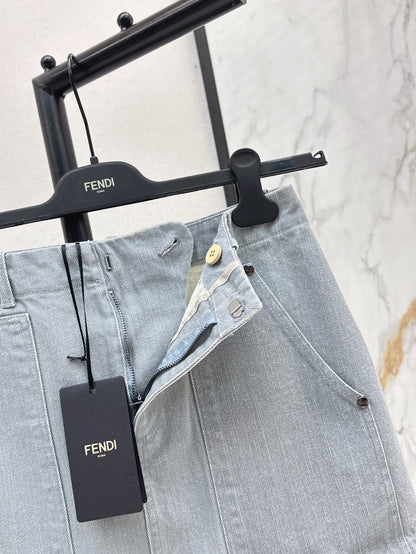 25ss denim skirt