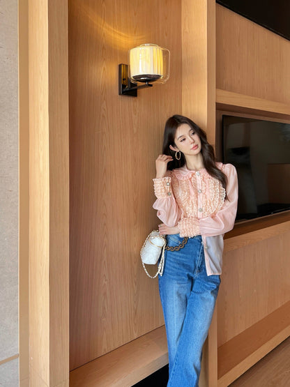 25ss lace shirt