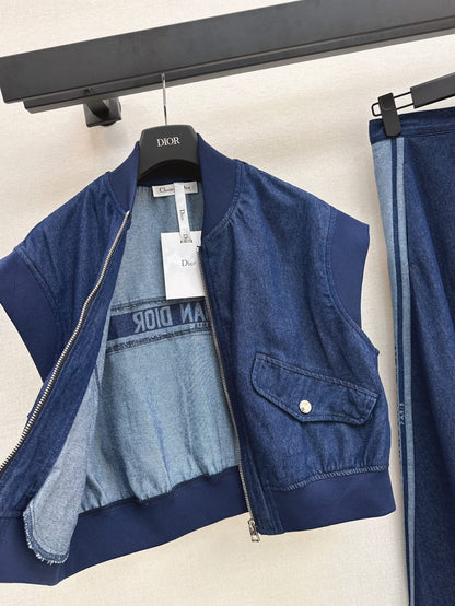 25ss denim vest