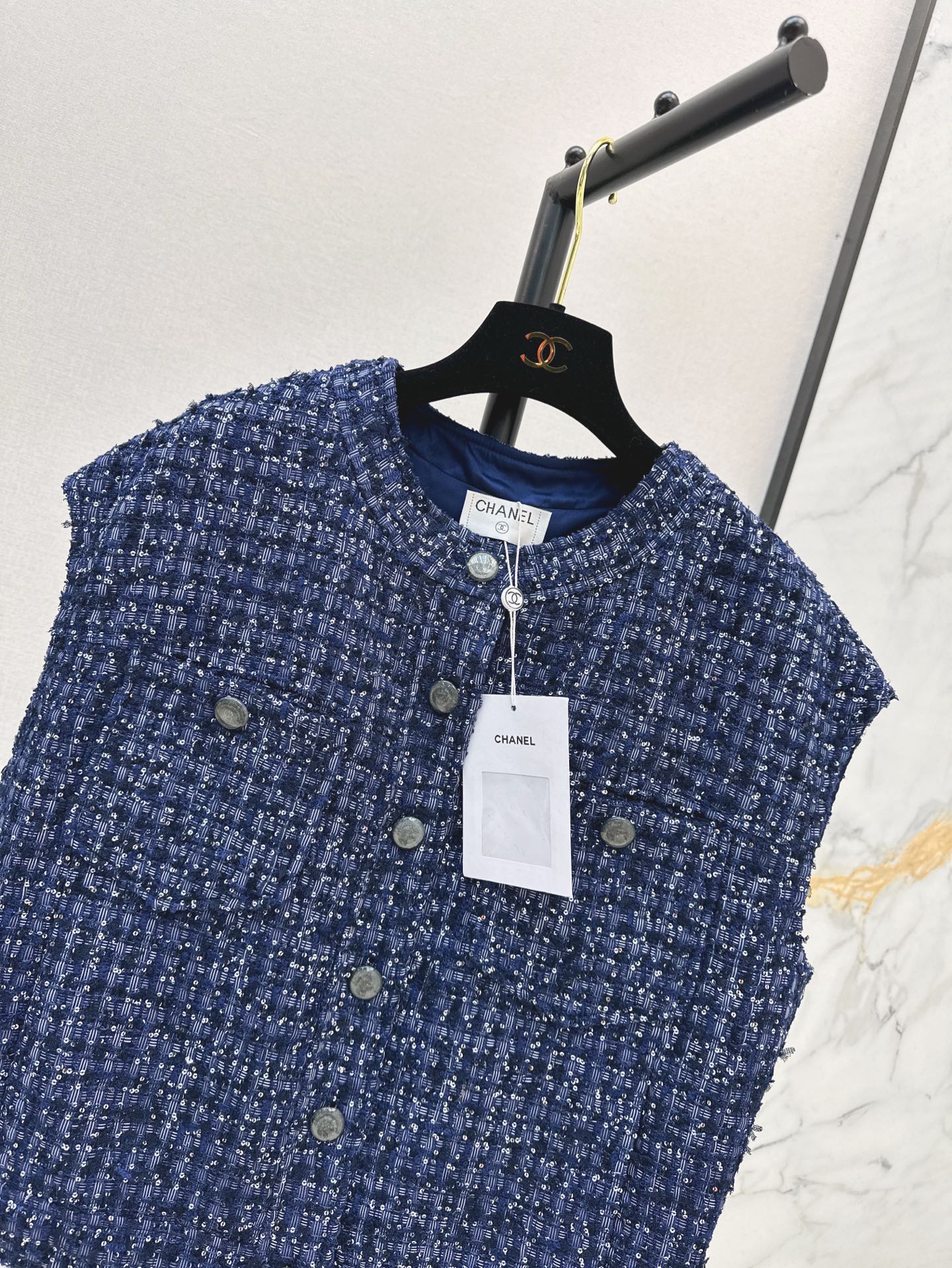 25ss woven vest