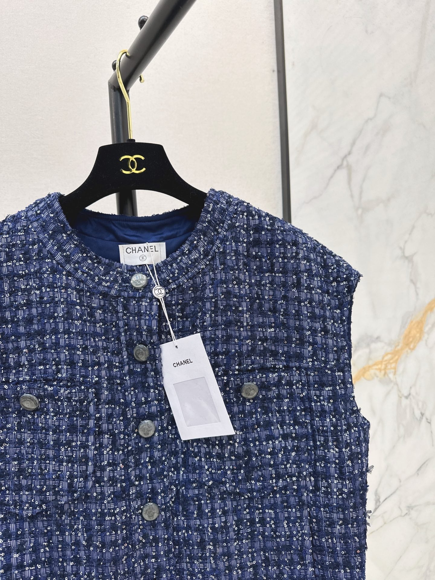 25ss woven vest