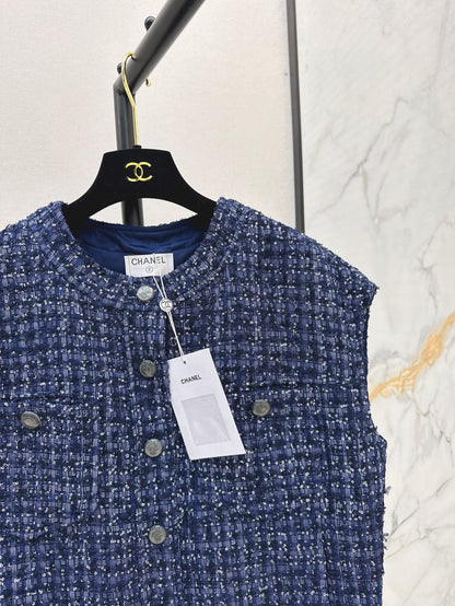 25ss woven vest
