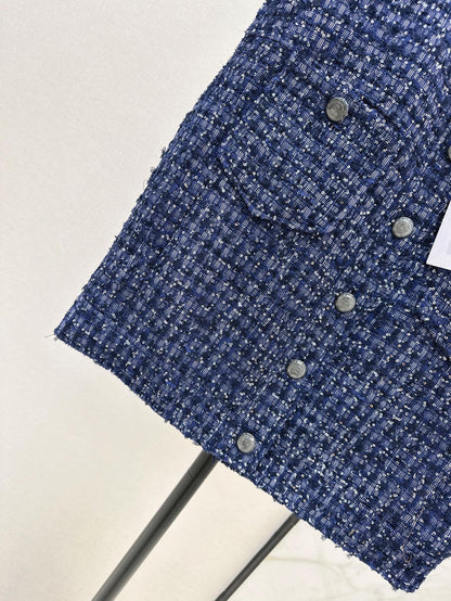 25ss woven vest