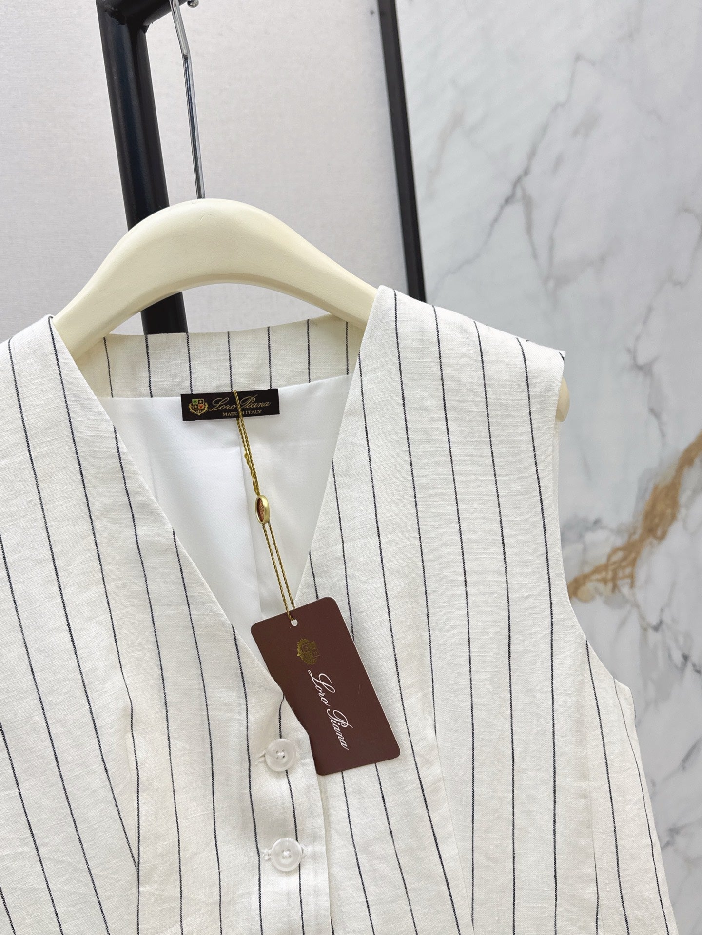 25ss linen vest