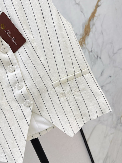 25ss linen vest