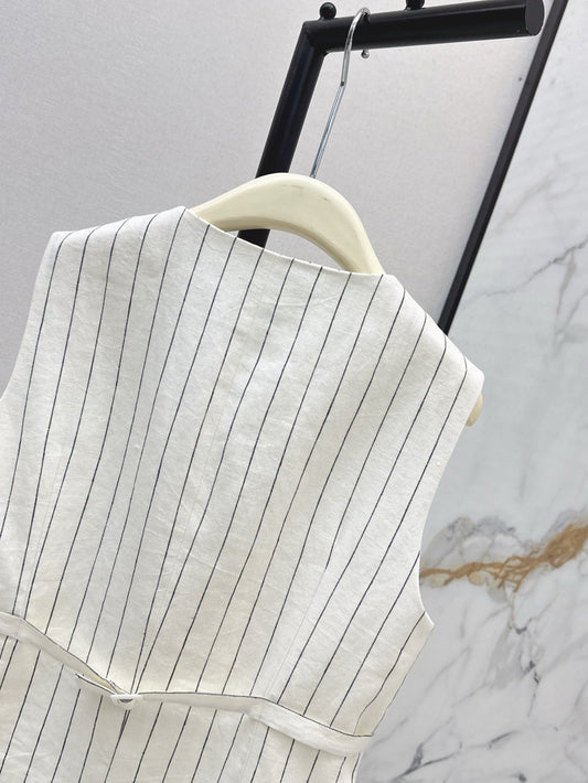25ss linen vest